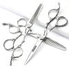 6/7/8 inch Cutting Thinning Styling Tool Rainbow Hair Scissors Professional Hairdresser Hairdresser Scissors Set (6-inch 3pc-A) view 1
