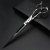 6/7/8 inch Cutting Thinning Styling Tool Rainbow Hair Scissors Professional Hairdresser Hairdresser Scissors Set (8 inch flat) view 2