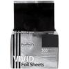 ForPro Professional Collection Vivid Black Embossed Foil Sheets, Aluminum, Pop-Up Foil Dispenser, Hair Foils for Color Application & Highlighting Services, Food Safe, 5 W x 10.75 L, 500-Count view 2