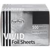 ForPro Professional Collection Vivid Black Embossed Foil Sheets, Aluminum, Pop-Up Foil Dispenser, Hair Foils for Color Application & Highlighting Services, Food Safe, 5 W x 10.75 L, 500-Count view 3