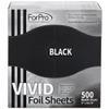 ForPro Professional Collection Vivid Black Embossed Foil Sheets, Aluminum, Pop-Up Foil Dispenser, Hair Foils for Color Application & Highlighting Services, Food Safe, 5 W x 10.75 L, 500-Count view 4
