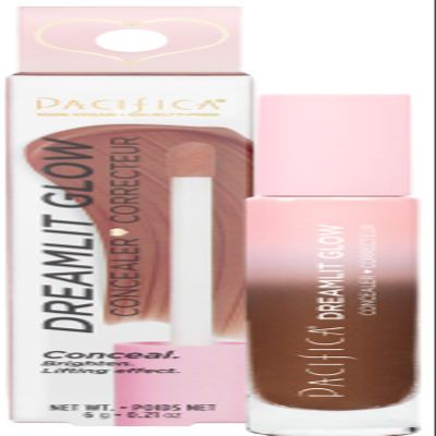 Pacifica Concealer  DreamLit Glow Full Coverage Concealer for Puffy Eyes & Dark Circles, Lightweight & Long-Lasting, Vegan & Cruelty-Free, Shade 03 (Deep Espresso)
