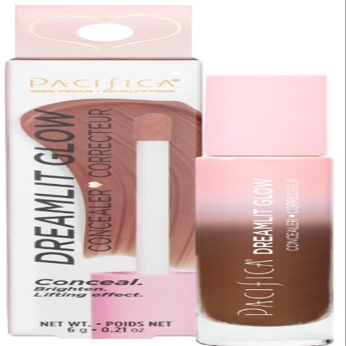 Pacifica Concealer  DreamLit Glow Full Coverage Concealer for Puffy Eyes & Dark Circles, Lightweight & Long-Lasting, Vegan & Cruelty-Free, Shade 03 (Deep Espresso)