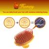 VESS Honey Shampoo Brush H-600-with Comb Honey and Royal Jelly Blended-For Daily Scalp Care- Women and Men-Made in Japan view 4