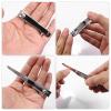 Individually Wrapped Nail Clippers Stainless Steel Fingernail Clippers Bulk, Sturdy Toenail Clippers Thick Nail Tip Cutter Trimmer for Homeless/Men and Women/Hotel 6.8cm X 1.2cm (Set of 50) view 4