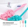 COHEALI 1 Set 3pcs Soft Bristle Back Scrubbing Brush Back Bath Skin Body Brush Shower Body Brush Shower Loofah Sponge Body Brush Exfoliator Pp Handle Shower Head Take a Bath Child view 3