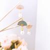 LRESJJIUJ Chinese Pearl Hairpin Accessories Fan No Tassels Hair Gold Stick Retro Unique Headwear Han Fu Elegance Clothing Accessories Oriental Legend Lucky Jewelry Gift for Women White view 3