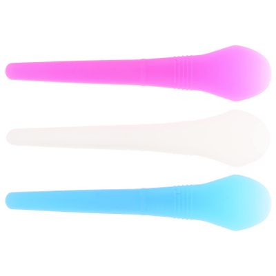 FOMIYES 3pcs Silicone Facial Brush Soft Mud Mask Applicator for Easy Application Masks Lightweight and Portable for Travel and Daily Skincare Routine