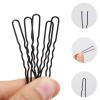 Tbestmax 300 Hair Bun Bobby Pins U Shaped Pin Hair Grips to Clip Ballet Hair Net for Women Girls 5 CM/2 Inch Black view 4