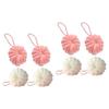 FRCOLOR 8pcs Loofah Bath Gentle Exfoliating Body Scrubber for Household Use Soft Mesh Shower Poufs Bathroom Accessories for Rich Bubbles and Fun view 1