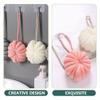FRCOLOR 8pcs Loofah Bath Gentle Exfoliating Body Scrubber for Household Use Soft Mesh Shower Poufs Bathroom Accessories for Rich Bubbles and Fun view 3