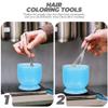 FRCOLOR Hair Dye Bowl Set 2pcs Mixing Bowls Scale Hair Dye Accessories Easy to Clean Sturdy Plastic Construction view 4