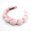 Uchyius Headbands for Women, Cute Padded Fabric Hair Bands Wide Velvet Non Slip Headband Hair Accessories for Women Girls, Pink view 1