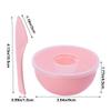 FOMIYES Facial Mask Mixing Bowl Brush Set Plastic Diy Makeup Tools Set for Homemade Facials view 2