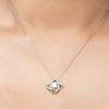 Love Knot Rose Gold Necklace Bonus Gigi Gift, Gigi Necklace, GIGI Gift, Gigi Birthday, Gift from Grandkids, Bonus Gigi, Bonus Grandma Gift, Step Gra view 4