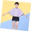STAHAD 1pc Salon Barber Cape Professional Barber Cape Snap Closure Cape Hair Cutting Cape Hairdressing Shampoo Cape Salon Cape Apron Professional Shampoo Haircut Apron Shave Purple Stripe view 4