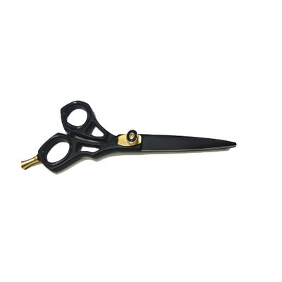 Black Professional Barber Scissor/ Hair cutting or Hair texturizing scissor Stainless steel 1pcs
