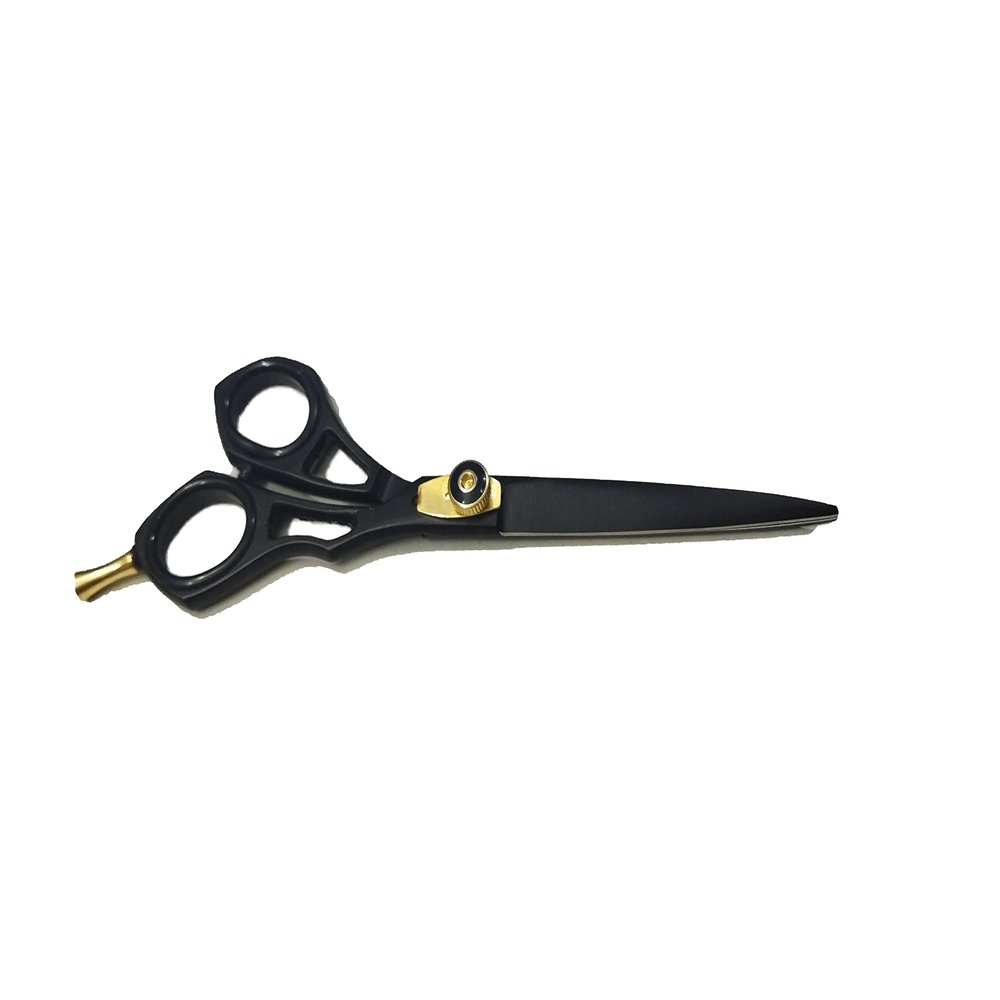 Black Professional Barber Scissor/ Hair cutting or Hair texturizing scissor Stainless steel 1pcs