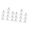 LALAFINA 20pcs Nail Extension Clips for Nail Art Multi-functional Plastic Clamps for Gel Building Curve Design for Salon Home Use view 1