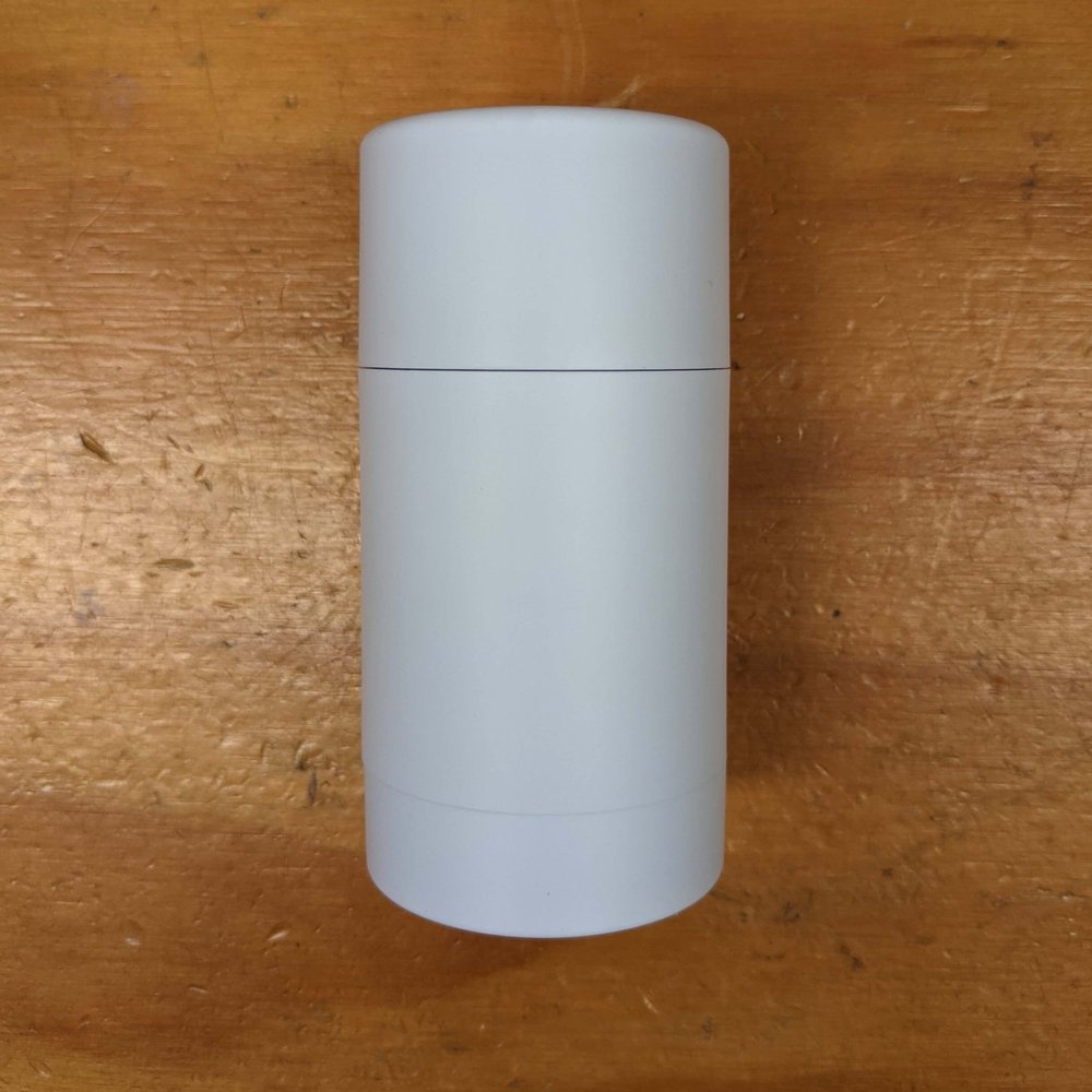 Empty Deodorant Containers - Twist-up, Reusable, Recyclable, DIY Empty Deodorant Tubes, Bottom-fill 1.0 Oz (5-Pack, Matte White)