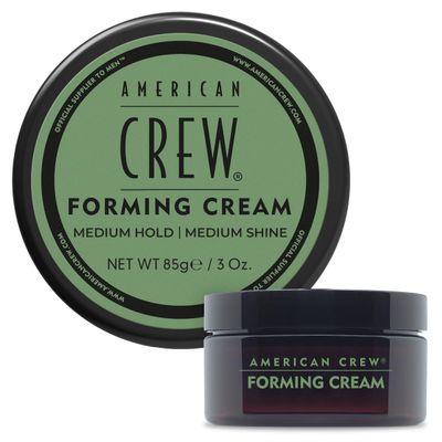 American Crew Men's Hair Forming Cream, Like Hair Gel with Medium Hold & Medium Shine, Stocking Stuffer for Him, 3 oz