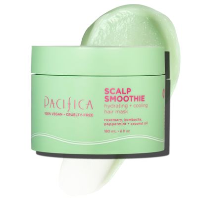Pacifica Scalp Smoothie Hydrating Scalp Treatment & Leave-On Hair Mask, Cooling Relief for Dry, Flaky, Itchy Scalp & Thinning Hair, Vegan & Cruelty-Free, 6 fl oz