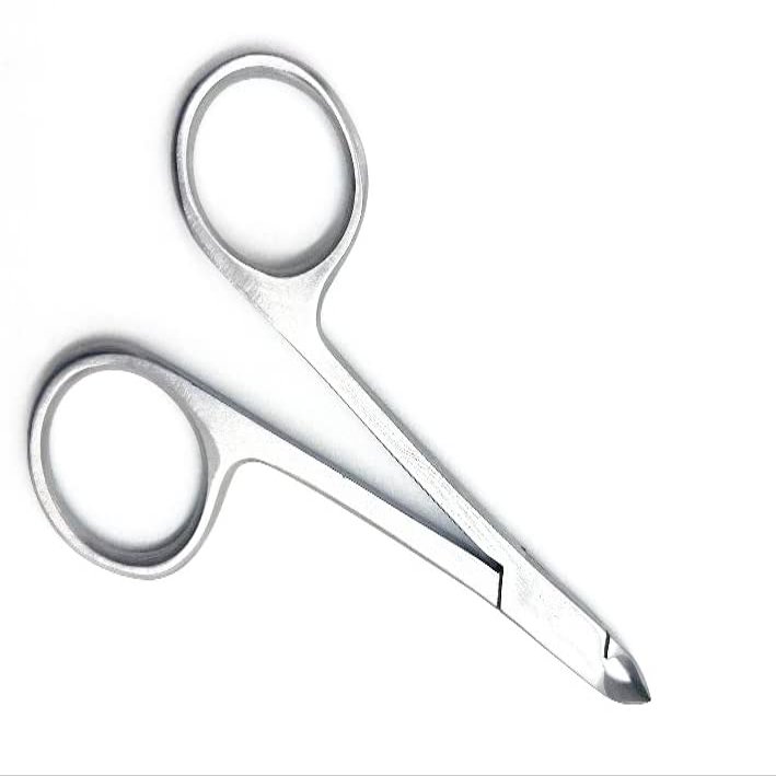 Cuticle Nipper, Scissor Handle Mirror Finish 4mm