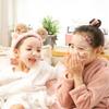 Puttisu Real Fruit Facial Mask Sheet for Kids, Children - Made with 100% Cotton, Moisturize, Sooths and Hydrates Skin (Aloe - Pack of 14) view 3