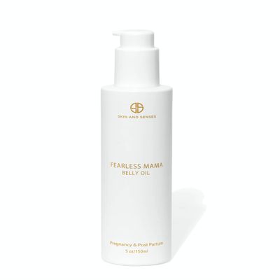 Fearless Mama Belly Oil - Help Prevent Stretch Marks + Smoothing Therapy - Quick-Dry pregnancy Belly + Body Oil - Nutrient Rich with Shea Oil and Vitamin E, Supports Skin as it Stretches