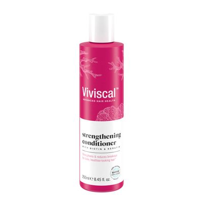 Viviscal Hair Strengthening Conditioner Strengthens and Reduces Breakage for Fuller, Healthier Hair With Biotin, Keratin and Marine Extracts 250ml (8.45 Fl Oz)