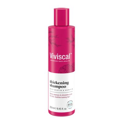 Viviscal Thickening Shampoo, Formulated With Biotin And Keratin, Fortified With Marine Collagen And Seaweed Extract, Strengthens And Reduces Breakage, Healthier Looking Hair 250ml (8.45 fl. oz.)