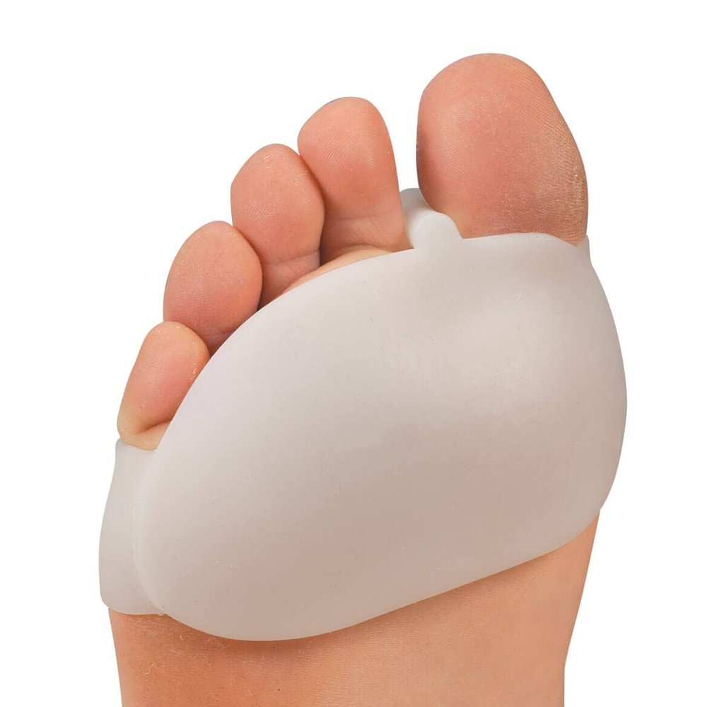 Silver StepsTM Gel Foot Pad with Separator, Soft Silicone Cushion for Comfort, 1 Pair
