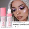 GL-Turelifes Hightlighter Stick Puff Fairy Stick Highlight Powder Glitter Loose Powder Brush Stick Contouring Powder Shimming Powder for Eyes, Face, Body Tiktok Makeup (P01 White) view 2