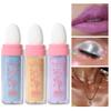 GL-Turelifes Hightlighter Stick Puff Fairy Stick Highlight Powder Glitter Loose Powder Brush Stick Contouring Powder Shimming Powder Eyes,Face,Body Tiktok Makeup (P04 Sky Blue) Pack of 1 0.3175 Ounce view 2