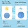 Spunspon 100-Count Facial Sponges Compressed Natural Cellulose Sponge Round Shape Face Sponge for Face Cleansing Exfoliating and Makeup Removal, Blue view 4