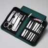 Nail clippers manicure set,Travel Mini Nail Set 20 Pcs Professional Manicure Set Stainless Steel Nail Clipper Kit Pedicure Scissor Tweezer Nail Care Tool Sets Portable Travel Beauty kit (Color : 14pcs view 1