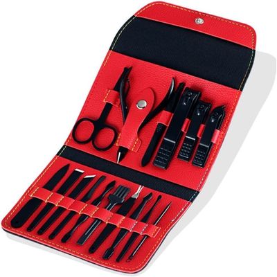Nail Clippers Manicure Set,Nail Cutter Professional Stainless Steel Scissors Cuticle Tools Clipper Manicure Sets (Color : As Shown Size : One Size)