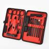 Nail Clippers Manicure Set,Travel Mini Nail Set 1 Set Stainless Steel Tweezer Nail Art Clipper Scissors Tweezer Knife Manicure Cutter Nail Art Pedicure Manicure Tools Portable Travel Beauty kit view 1