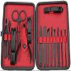 Nail Clippers Manicure Set,Travel Mini Nail Set 1 Set Stainless Steel Tweezer Nail Art Clipper Scissors Tweezer Knife Manicure Cutter Nail Art Pedicure Manicure Tools Portable Travel Beauty kit view 3