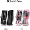 Nail clippers manicure set,Travel Mini Nail Set 8pcs Stainless Steel Kit Pedicure Manicure Set Nail Clippers Scissors Endoscope Pick Electric Manicure Needle Traveling Grooming Kit Portable Travel Bea view 3