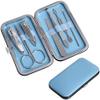 SKUZA Nail Clippers Manicure Set,7pcs Manicure Set Nail Care Clippers Scissors Travel Grooming Kits Case Trimmer Nail Cutter Nail Art Tools view 2