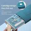 Nail Clippers Manicure Set,6Pcs Manicure Set Professional Nail Cutter Stainless Steel Pedicure Sets Eyebrow Clipper File Beauty Tools (Color : A Size : 157cm) (B 15 * 7cm) view 3