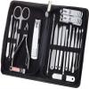 Nail clippers manicure set,Travel Mini Nail Set 20 Pcs Professional Manicure Set Stainless Steel Nail Clipper Kit Pedicure Scissor Tweezer Nail Care Tool Sets Portable Travel Beauty kit (Color : 14pcs view 1