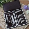 Nail Clippers Manicure Set,Travel Mini Nail Set Professional Stone Pattern Case 12 Pcs Nail Clipper Kit Nail Care Set Pedicure Scissor Tweezer Portable Travel Beauty kit view 1
