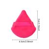 Triangle Powder Puff for Face, 6 Pieces Cotton Body Sponge Wedge Shape with Strap for Loose Powder, Soft, Reusable and Washable, Powder Puff for Under Eyes and Corners Used for Both Dry and Wet Makeup view 2