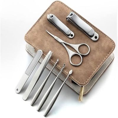 Nail Clippers Manicure Set,Higher Than Ever Stainless Steel Nail Clipper Pedicure Set with Scissor Tweezer Professional Cover Manicure Tools