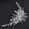 Brihasory Silver Bridal Wedding Hair Comb Handmade Rhinestone and Crystal Wedding Hair Accessories for Brides Elegant Party Prom Tiaras for Girls and Women Anniversary Valentine's Day Bridesmaid Gifts view 1