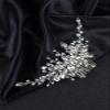 Brihasory Silver Bridal Wedding Hair Comb Handmade Rhinestone and Crystal Wedding Hair Accessories for Brides Elegant Party Prom Tiaras for Girls and Women Anniversary Valentine's Day Bridesmaid Gifts view 2
