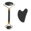 Anti-Aging Jade Black Obsidian Roller and Gua Sha Spa Set - Massager & Sculpting Tools for Eyes, Face, Neck and Body. Helps Reduce The Appearance of Wrinkles, Fine Lines, Soothes & De-Puffs Skin view 3