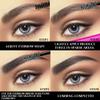 BINGBRUSH Tinted Thickening EYE Brow Glue Mascara,Brow Fast Sculpt,Waterproof, Transfer-proof, Brush to Fill in Eyebrows and Cover Gray Hairs - Cruelty Free - Light Medium Brown (2Pcs 09 transparent) view 4